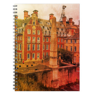 Caderno Espiral prédios de York