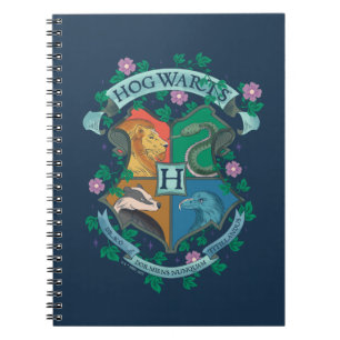 Caderno Espiral Prender Floral HOGWARTS™