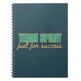 Caderno Espiral Presente Comercial da Empresa Motivacional Team Sp