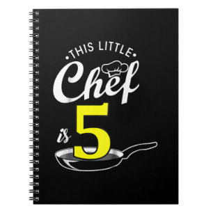 Caderno Espiral Presente de 5º aniversário para crianças   Cozinha