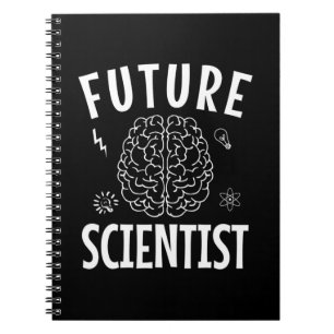 Caderno Espiral Presente de aniversário   Futuro cientista