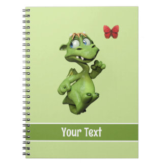 Caderno Espiral Presente de Borboleta Monstro Fofa