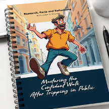 Presente de brincadeira - Caderno, fingindo ser um