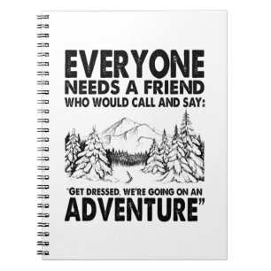 Caderno Espiral Presente de Camper   Todos Precisam De Um Aniversá