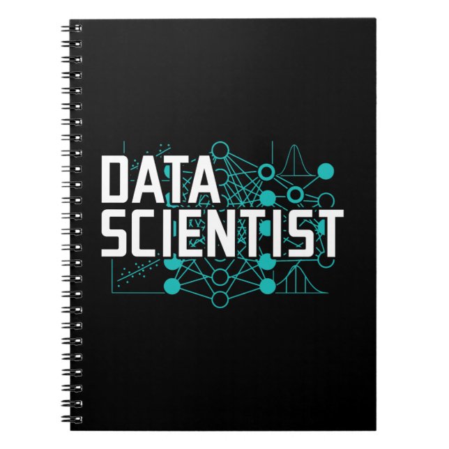Caderno Espiral Presente de Cientista de Dados Analista de Dados (Frente)