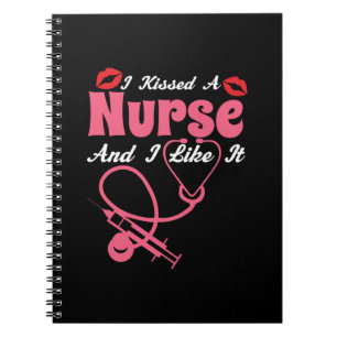 Caderno Espiral Presente de Enfermeira   Beijei Uma Enfermeira E G