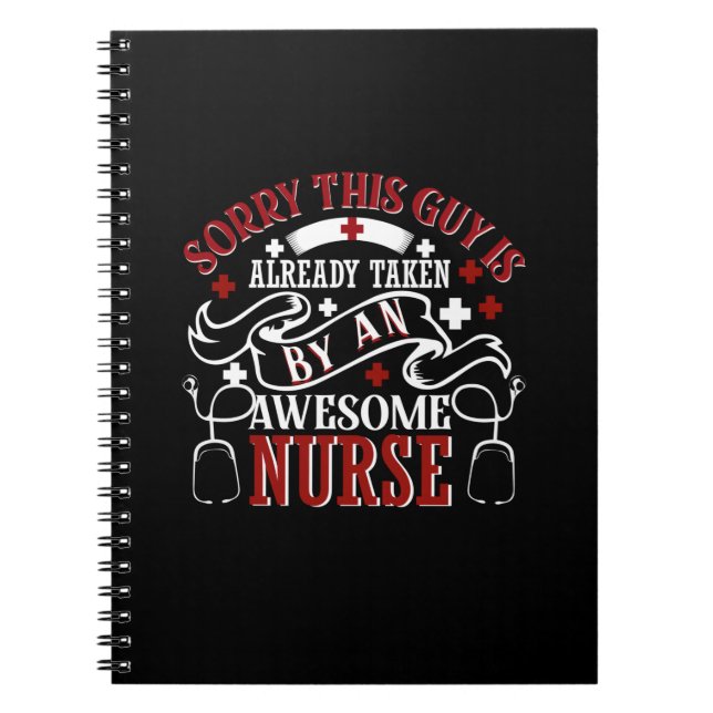 Caderno Espiral Presente de Enfermeira | Desculpe Esta Cara Já Foi (Frente)