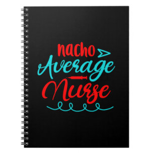 Caderno Espiral Presente de Enfermeira Enfermeiro médio de Nacho