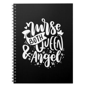 Caderno Espiral Presente de Enfermeira   Enfermeiro Rainha E Anjos