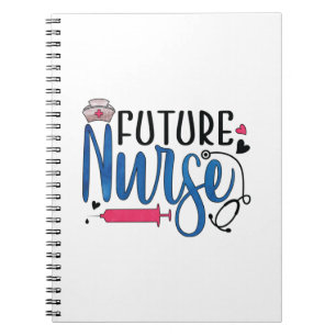 Caderno Espiral Presente de Enfermeira Enfermeiros Futuros