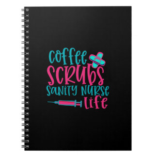Caderno Espiral Presente de Enfermeira | Esfoliante de Café Sanida