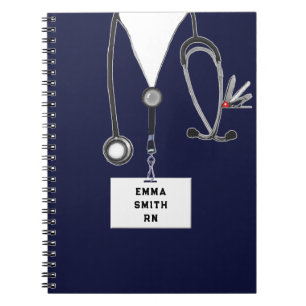 Caderno Espiral Presente de Enfermeiro Personalizado