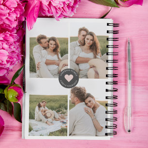 Caderno Espiral Presente de Fotografia da Família Personalizada d