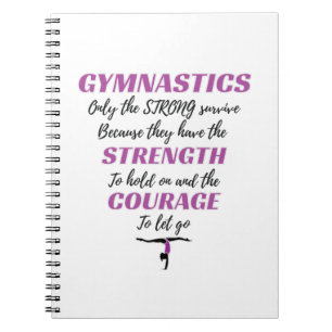 Caderno Espiral Presente De Ginástica O Forte Presente De Gymnast