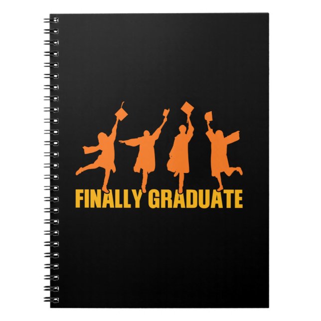Caderno Espiral Presente de Graduação | Formando final (Frente)