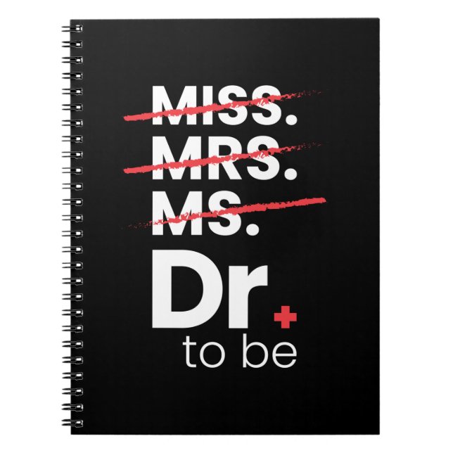 Caderno Espiral Presente de Graduação | Médico A Ser (Frente)