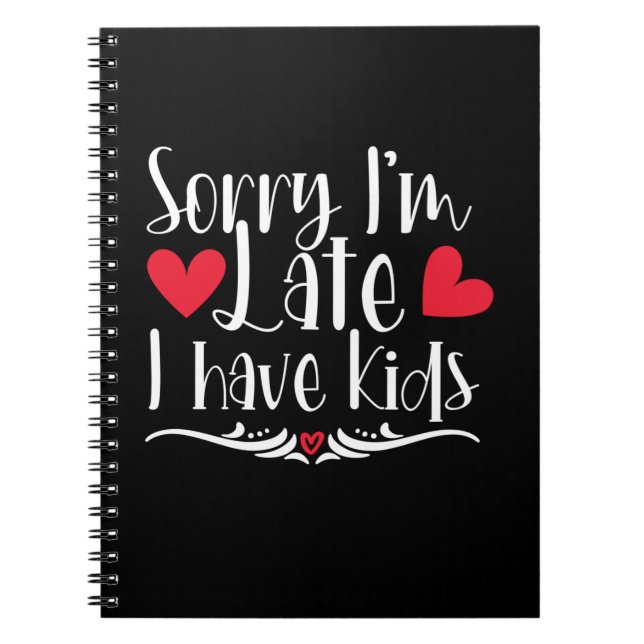 Caderno Espiral Presente de Mãe Eu Tenho Filhos (Frente)