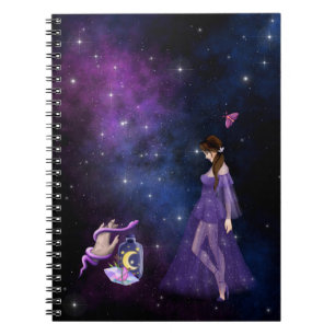 Caderno Espiral Presente De Magick Purple Para Bruxa Esoteric Witc