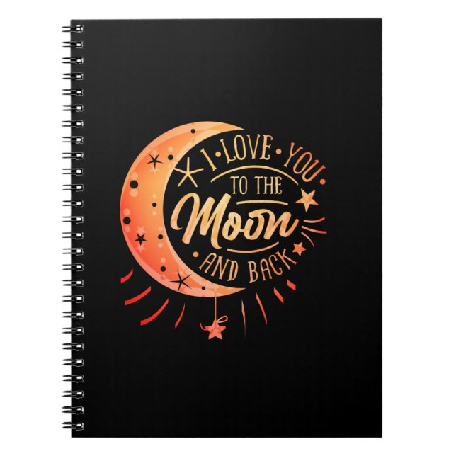 Caderno Espiral Presente de Natal de aniversário do Trendy Wedding (Frente)