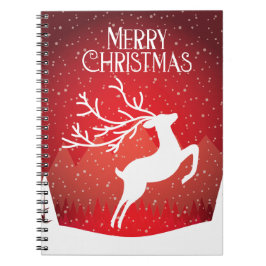 Caderno Espiral Presente de Natal feliz