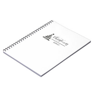 Caderno Espiral Presente de Natal Personalizado Camiseta Moderna C