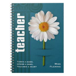 Caderno Espiral Presente de Nome Personalizado de Apreciação do Pr