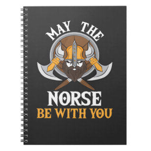 Caderno Espiral Presente de Viking - pode os noruegueses ser com