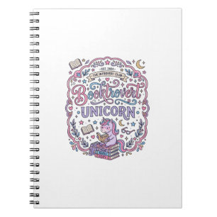 Caderno Espiral Presente Divertido Unicórnio Fofinho Desenho Unicó