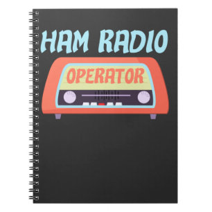 Caderno Espiral Presente do Rádio Funny Ham