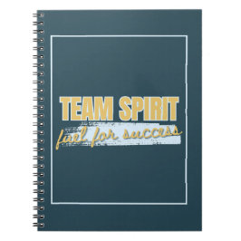 Caderno Espiral Presente empresarial Inspiracional Team Spirit