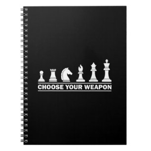 Caderno Espiral Presente engraçado de xadrez para crianças meninos