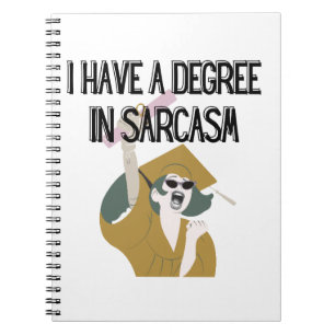 Caderno Espiral Presente Engraçado, Presente Humoroso Testemunha,