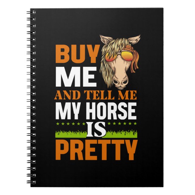 Caderno Espiral Presente Equestre | Me Comprar E Me Diga (Frente)