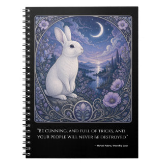 Caderno Espiral Presente para amantes de coelhos e amantes de livr