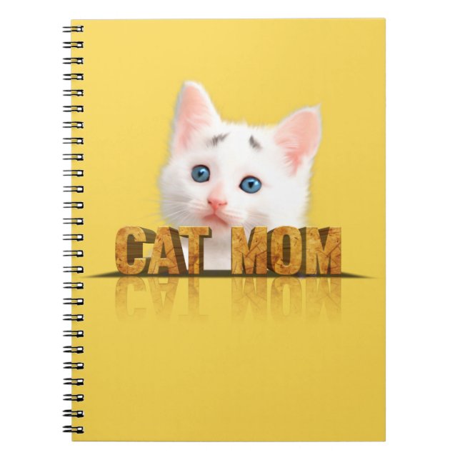 Caderno Espiral Presente para amantes de gatos | presente para gat (Frente)