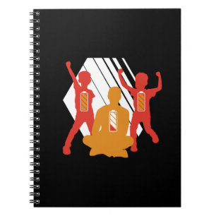 Caderno Espiral Presente para Avô Pai Divertido Com Crianças