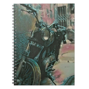 Caderno Espiral Presente para motociclistas