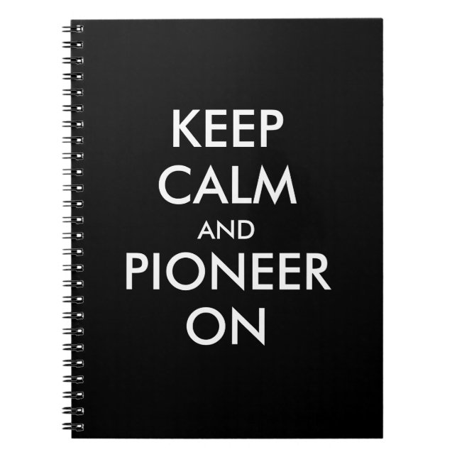 Caderno Espiral Presente para Pioneer JW (Frente)