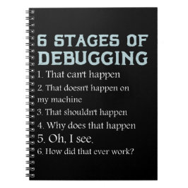 Caderno Espiral Presente para programador de Ciência da Computação