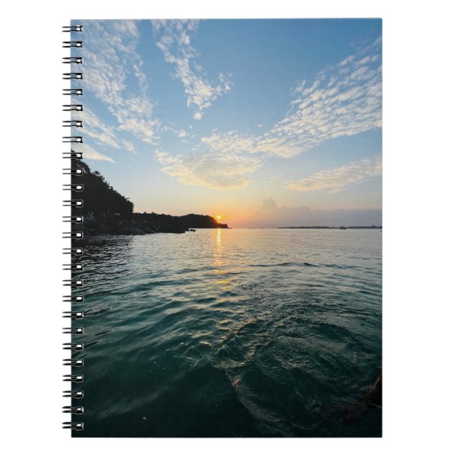 Caderno Espiral Presente Personalizado de Foto Moderno Personaliza (Frente)