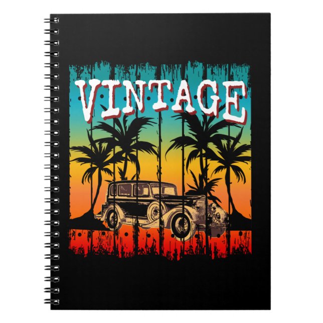 CADERNO ESPIRAL PRESENTE VINTAGE RETRÔ CLÁSSICO (Frente)