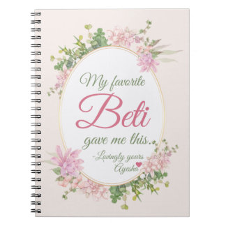 Caderno Espiral presentes da mãe desi