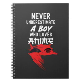 Caderno Espiral Presentes de Anime Fofos para Bebês Meninos Otaku 