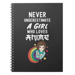 Caderno Espiral Presentes de Anime Fofos para Meninas Bebês para C
