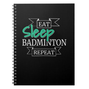 Caderno Espiral Presentes de Badminton