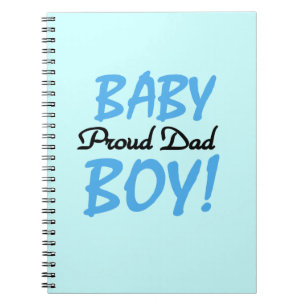 Caderno Espiral Presentes De Bebê Pai Orgulhoso
