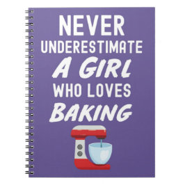 Caderno Espiral Presentes de Bolo Cor-de-Rosa Fofos Para Meninas B