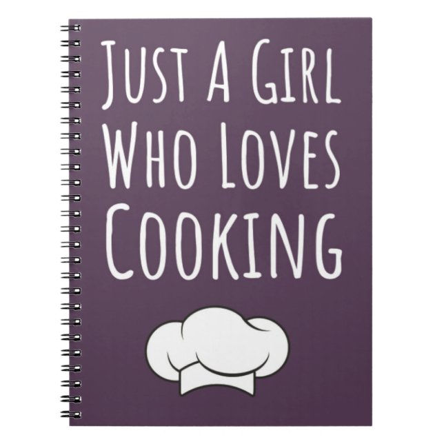 Caderno Espiral Presentes de Cozinha Cor-de-Rosa Fofos para Bebês  (Frente)