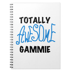 Caderno Espiral Presentes de Gammie Azul Totalmente Incríveis