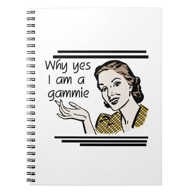 Caderno Espiral Presentes de Gammie Retro (Frente)
